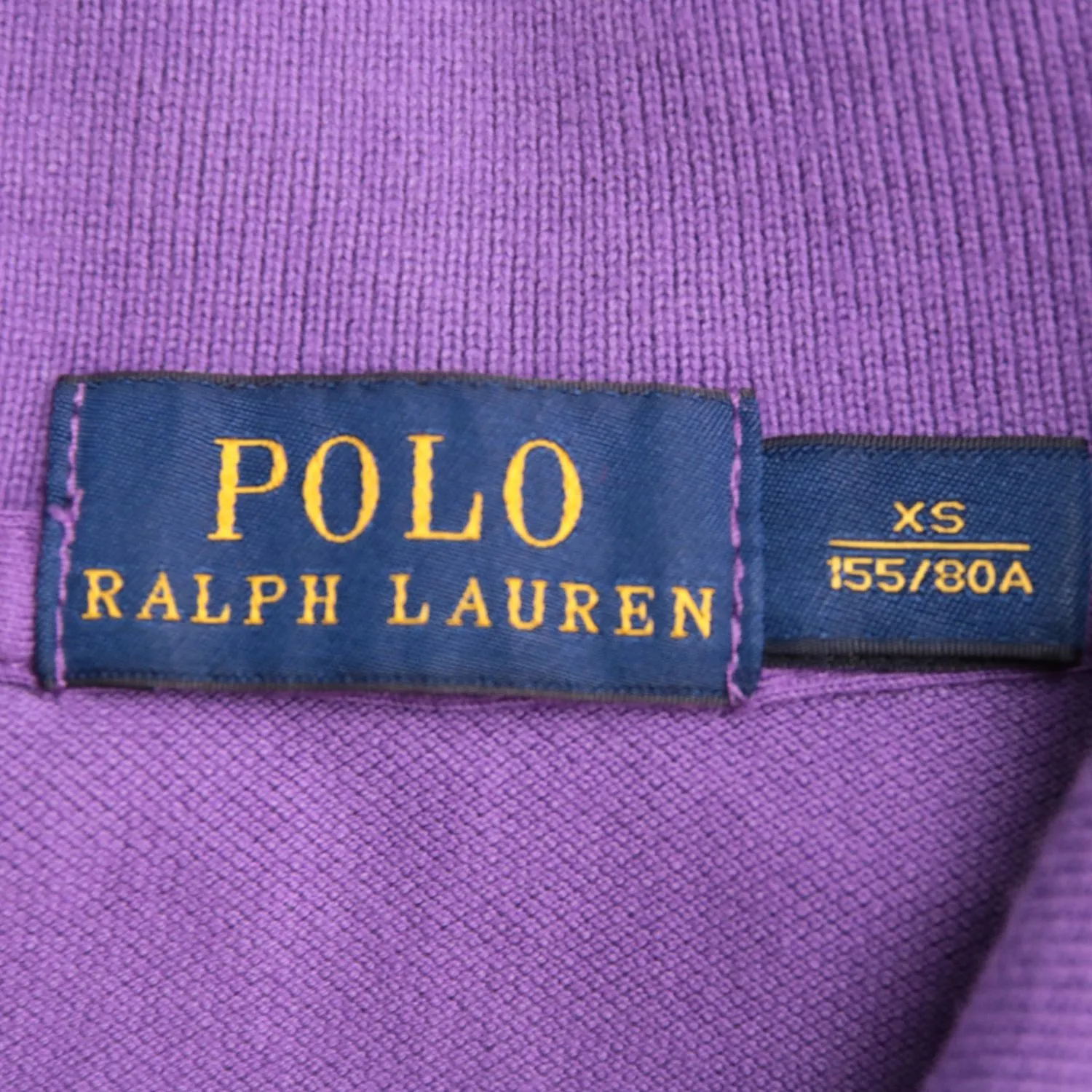 Фиолетовое поло Ralph Lauren из трикотажа пике, размер 158 см (13 лет)